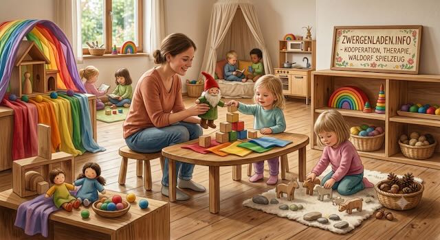 Natürliches Spielzeug für Therapie & Pädagogik: Wie Therapeuten, Kindergärten, Kitas und Zwergenladen gemeinsam Kinder stärken
