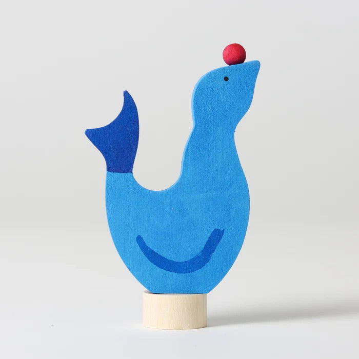 Grimms Steckfigur Seehund – Handbemalt & Holzspielzeug