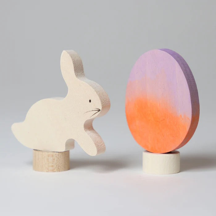 Grimms Steckfiguren Osterset – Osterdeko Holzspielzeug