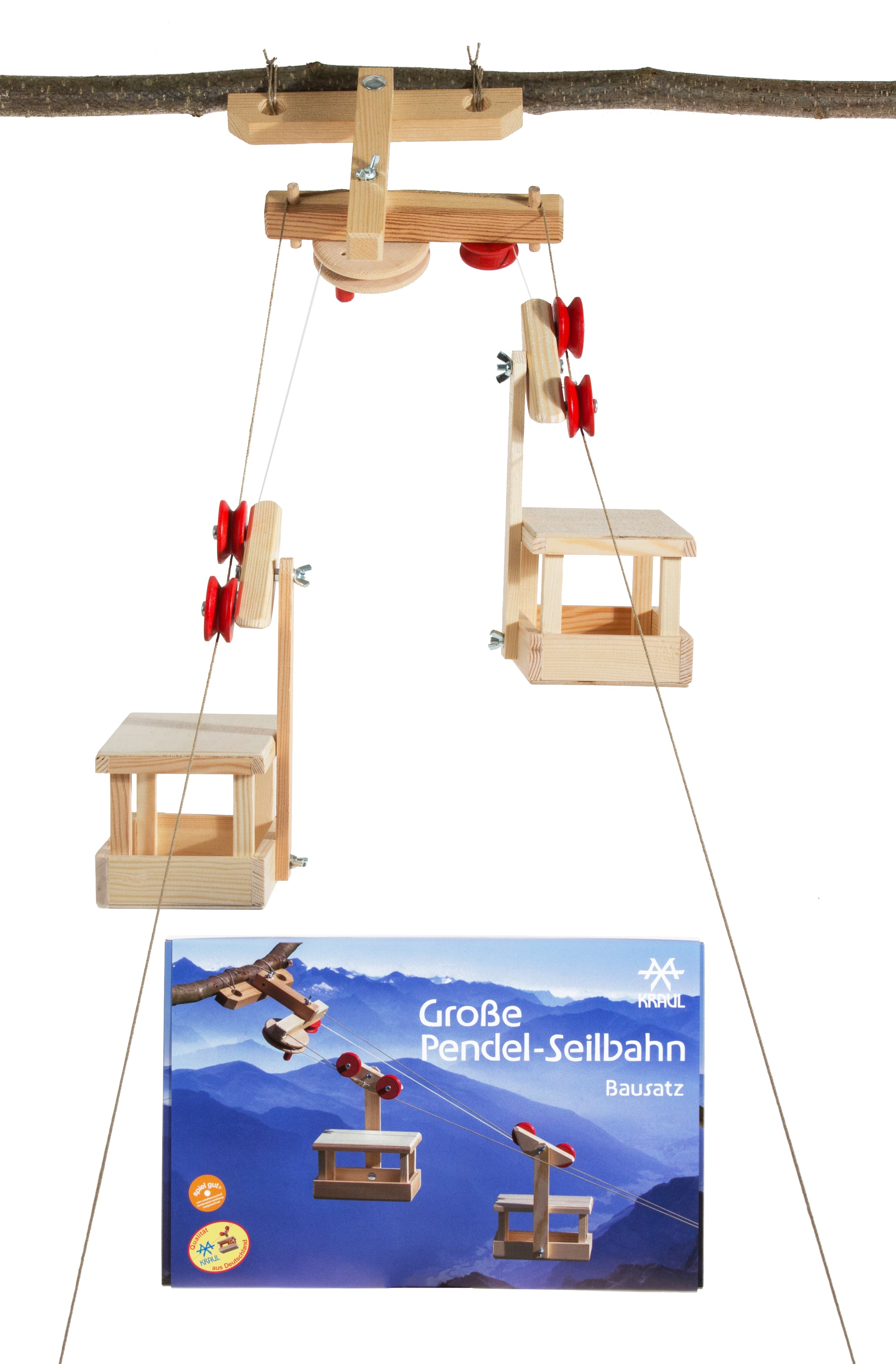 Kraul Große Pendelseilbahn 1150 – 2 Wagen & Bergstation