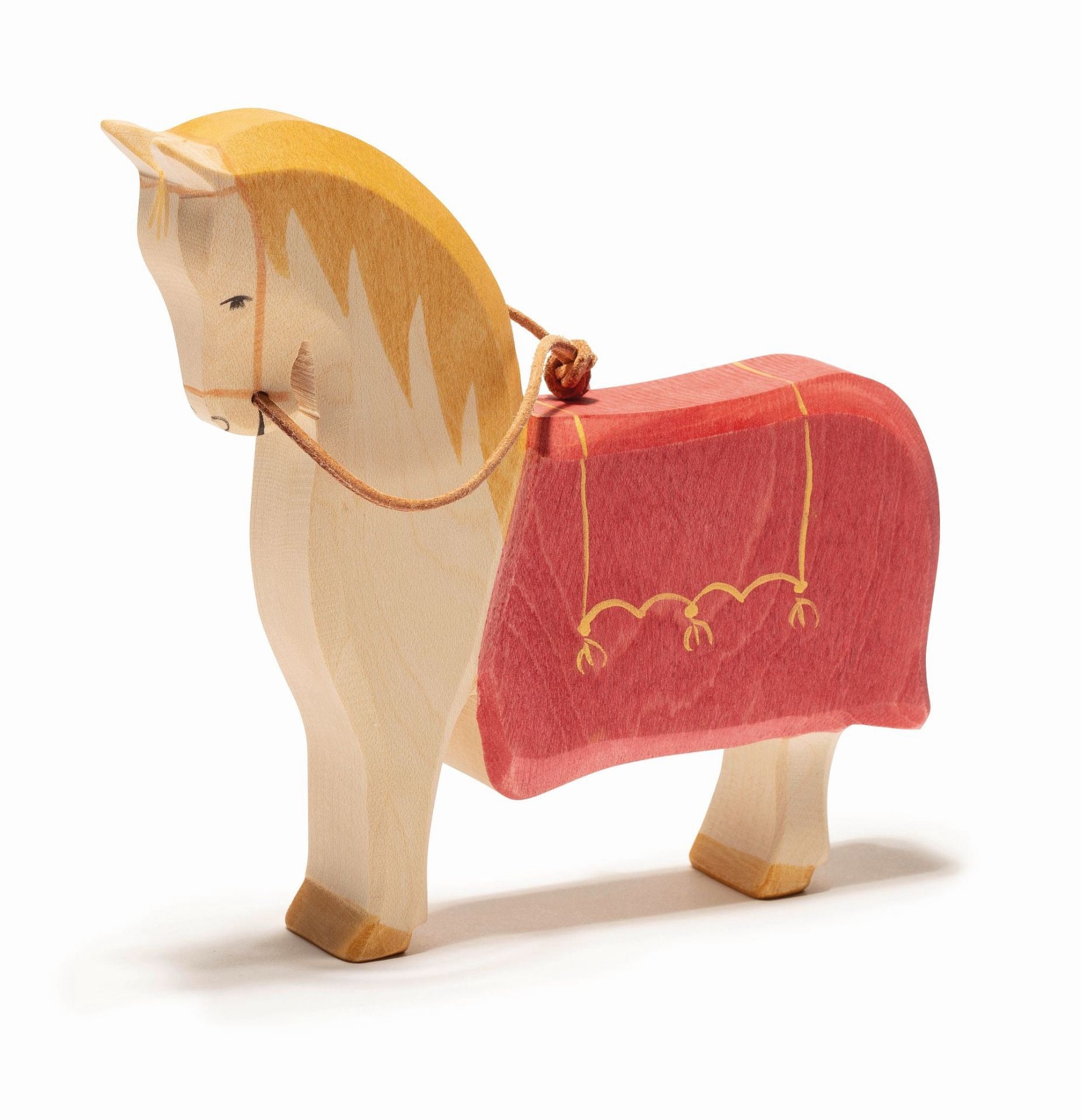 Ostheimer Pferd St. Martin – Handgefertigte Holzfigur ab 3 Jahren-Ostheimer-Zwergenladen