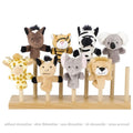 goki Fingerpuppenset Wilde Tiere – 8-teiliges Set