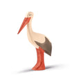 Ostheimer Storch – Handgefertigte Holzfigur Wald & Flur-Ostheimer-Zwergenladen