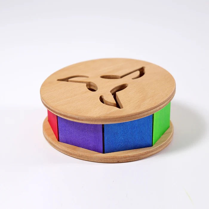 Grimms Klingendes Rad – Buntes Holzspielzeug mit Klang