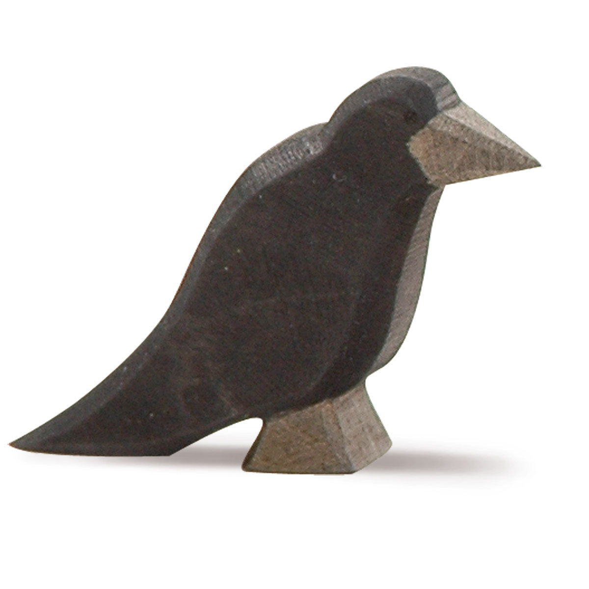 Ostheimer Rabe – Holzfigur Wald & Flur, handgefertigt-Ostheimer-Zwergenladen