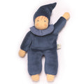 Nanchen Püppchen Nani blau – Bio Stoffpuppe 30 cm