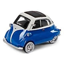 GOKI BMW Isetta Metallauto 1:24-27, 8,7 cm mit Rückzugmotor