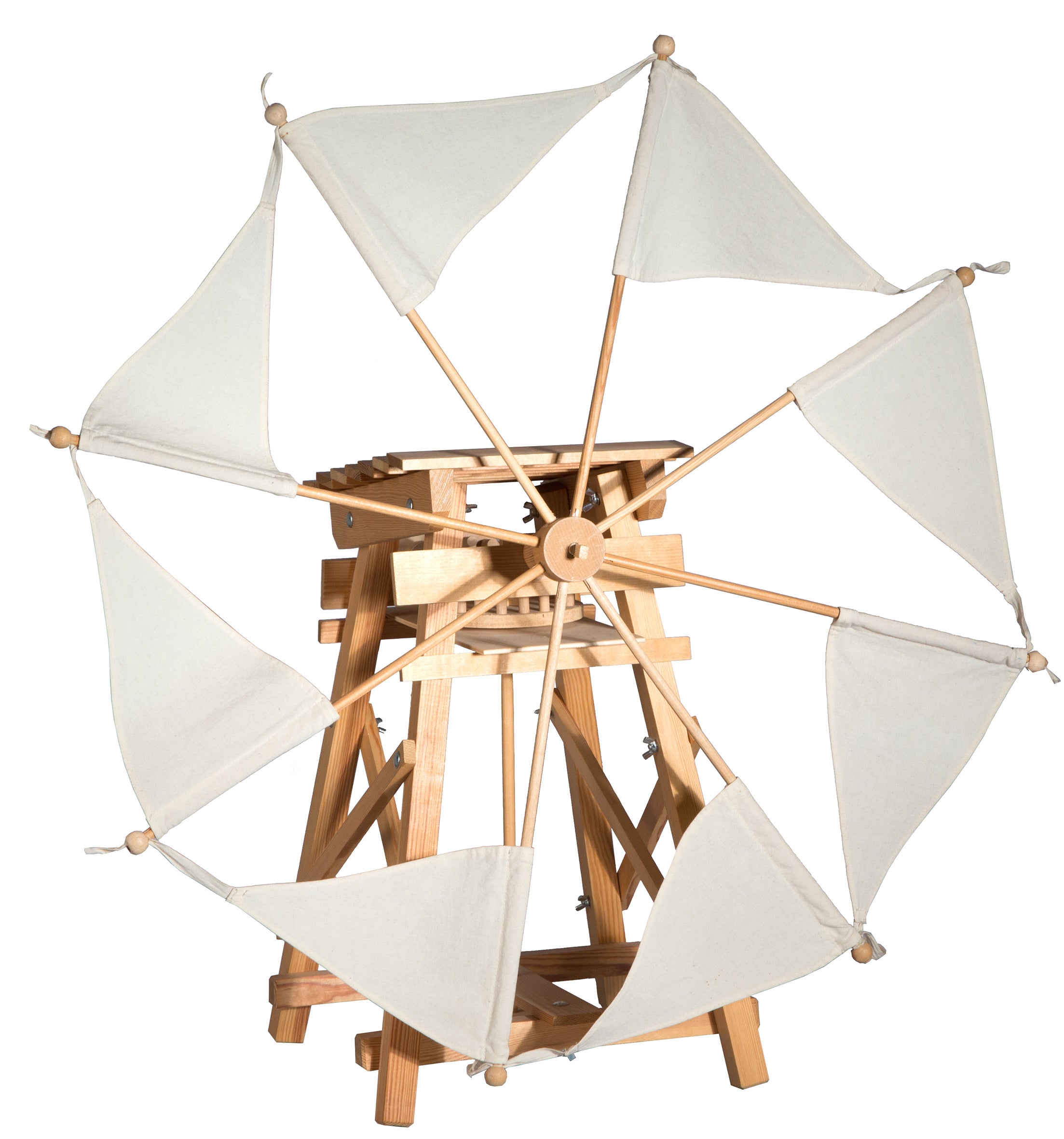 Kraul Segelwindmühle Bausatz natur – Holzspielzeug ab 14 Jahre