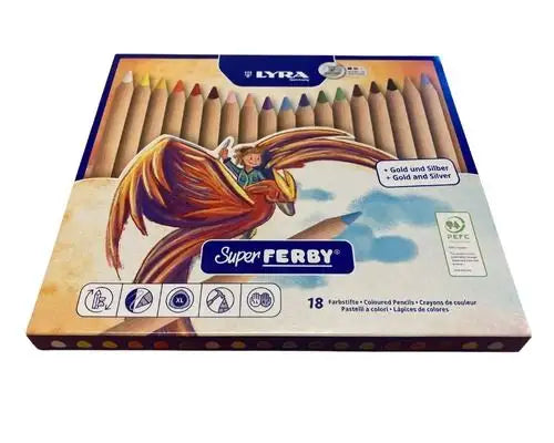 Ferby Kasten 18 Stifte – Lyra Ferby Buntstifte, ab 3 Jahren