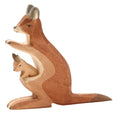 Ostheimer Känguru Vater – Handgefertigte Holzfigur-Ostheimer-Zwergenladen