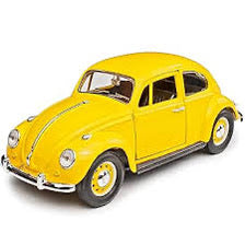 goki Volkswagen Käfer 1967 Modellauto 13 cm mit Rückzugmotor