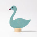 Grimms Steckfigur Schwan – Handbemalt & Holz Geburtstagsdeko