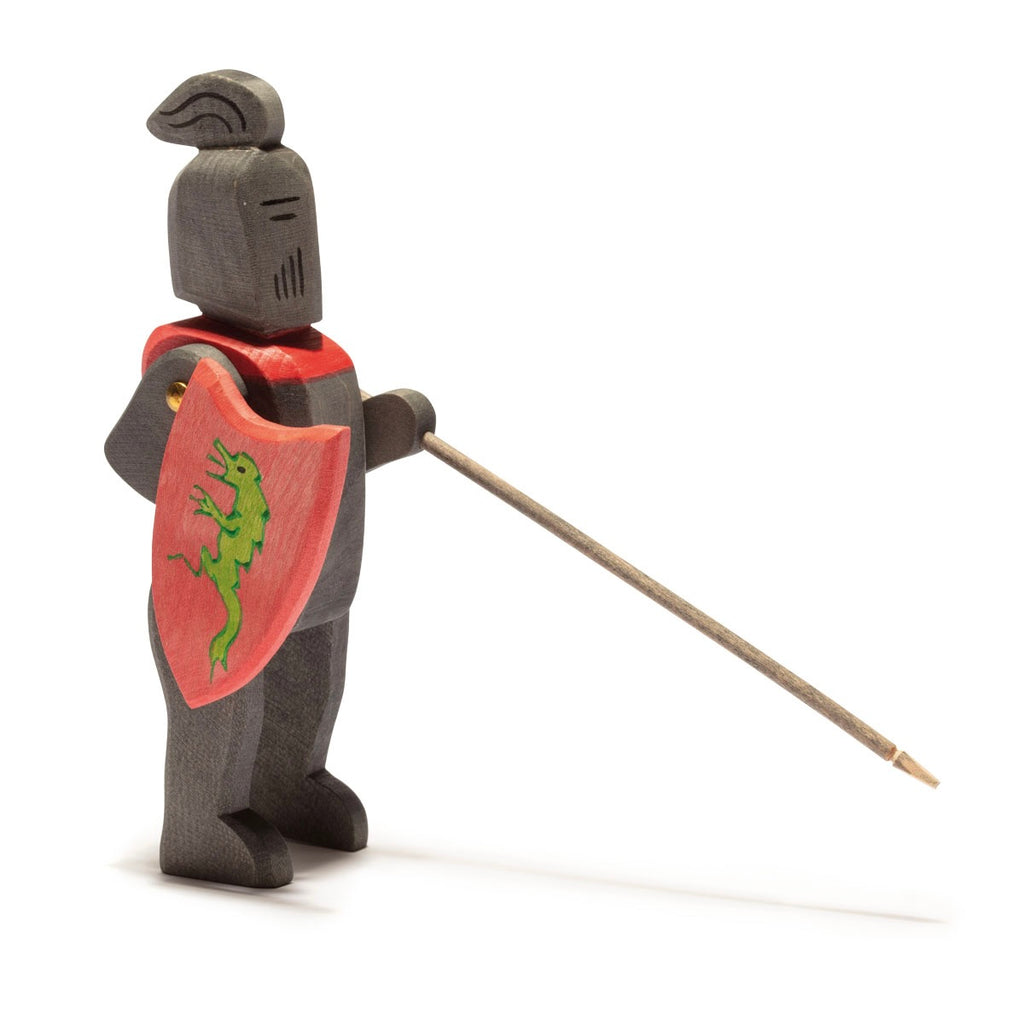 Ostheimer Schwarzer Ritter – Handgefertigtes Holzspielzeug-Ostheimer-Zwergenladen