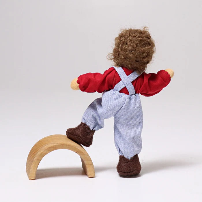 Grimms Biegepüppchen Peter – handgefertigtes Holzspielzeug mit Charme