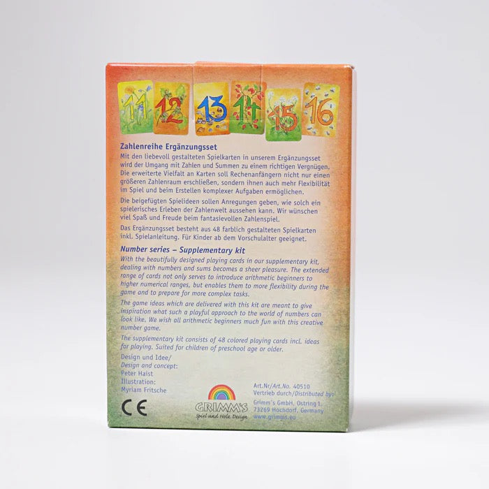 Grimms Zahlenreihe Ergänzungsset Kartenspiel – Mathe lernen