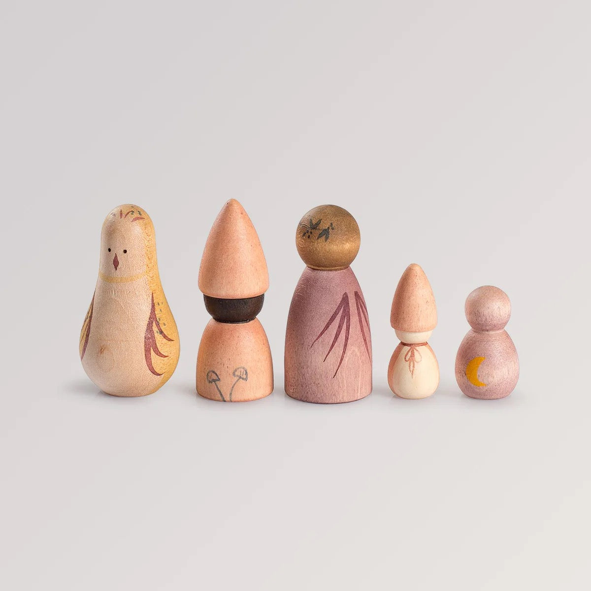 Grapat Moonlight Tale – 22-teiliges Holzspielzeug Set