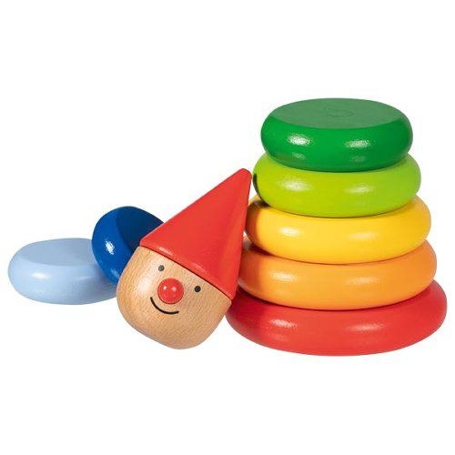 goki Stapel-Magnet-Männchen Nimo Holz Motorikspielzeug
