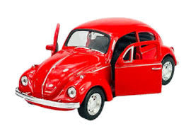 goki Volkswagen Käfer 1967 Modellauto 13 cm mit Rückzugmotor