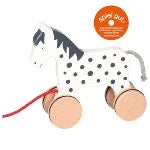 goki Ziehpferd Alvah – Holz Nachziehtier für Kinder ab 1 Jahr