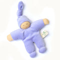 Nanchen Pimpel Lavendel – Bio-Baumwolle Baby Schmusepuppe
