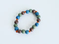 KISME Armband Holz bunt dunkel