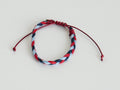 KISME Armband geflochten blau rot