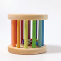 Grimms Regenbogen Babyroller – Holzrassel mit Klang