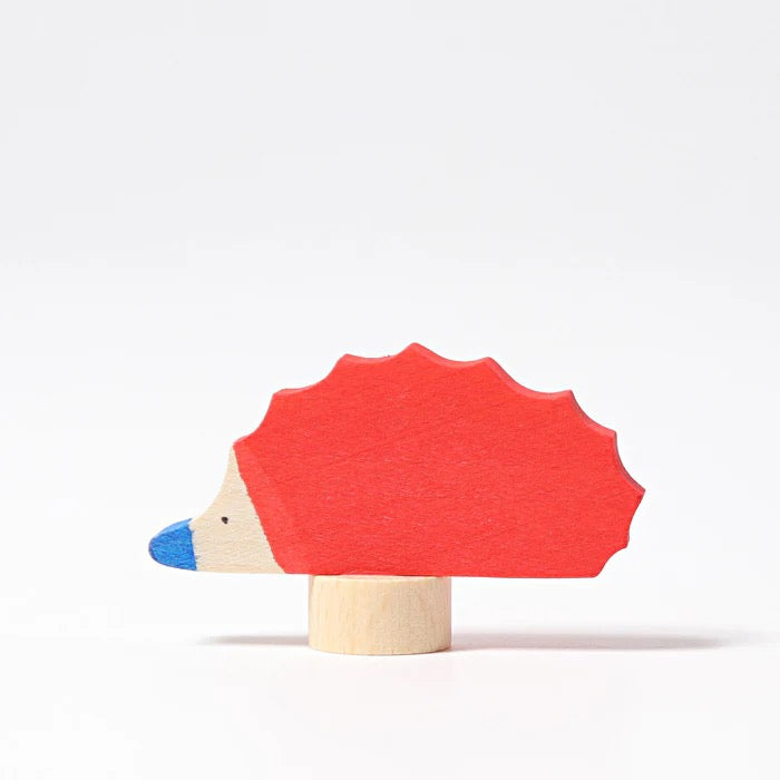 Grimms Steckfigur Igel – Handbemalt aus Lindenholz