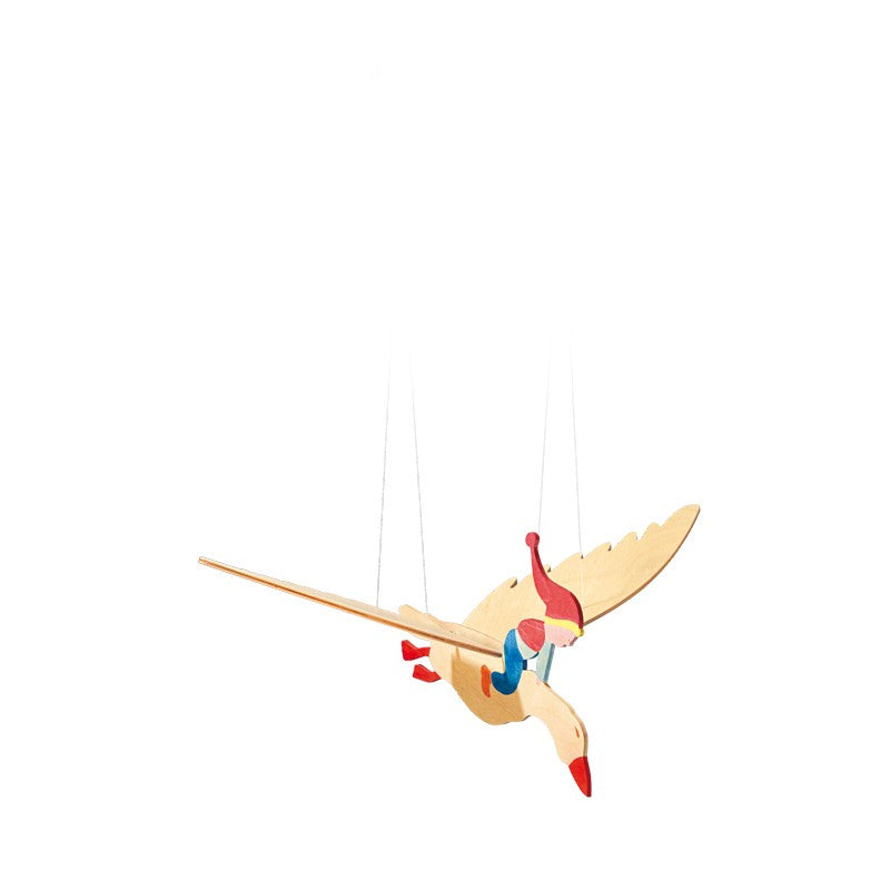Ostheimer Mobile Nils Holgerson – Handgefertigtes Holzmobile-Ostheimer-Zwergenladen