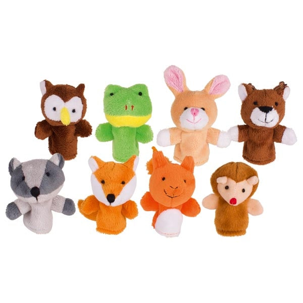 goki Fingerpuppenset Waldtiere, 8er Set