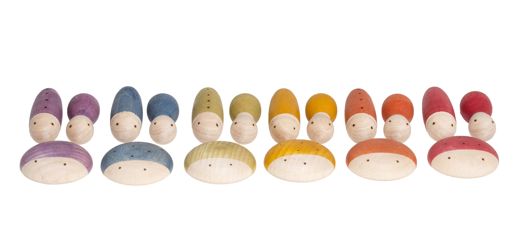 Grapat Insects – Holzspielzeug 18-teilig für kreatives Spielen