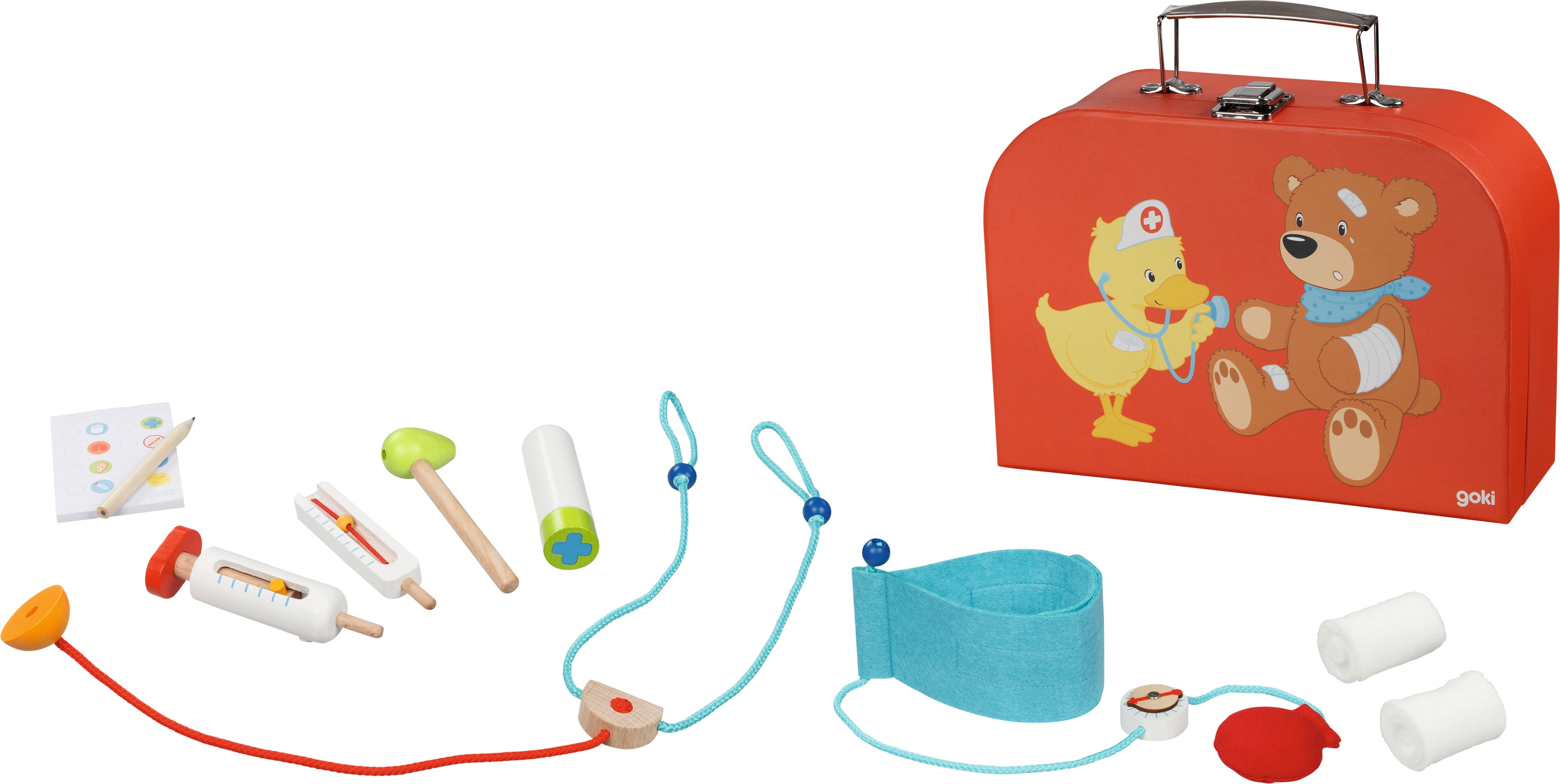 Goki Arztkoffer – Holzspielzeug für Kinder ab 3 Jahren