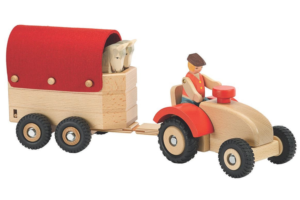 Ostheimer Pferdeanhänger – Holzspielzeug für fantasievolles Spiel-Ostheimer-Zwergenladen