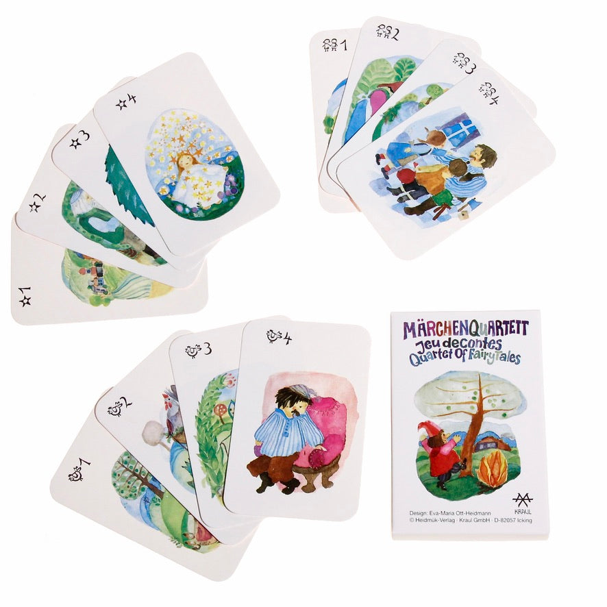 Märchenquartett Kraul – 32 liebevoll illustrierte Karten