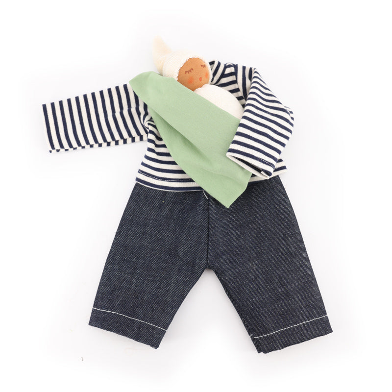 Nanchen Bekleidungsset Papa – Bio Puppenkleidung 38 cm