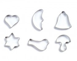 Nic Klein-Ausstecher 6-tlg. verschiedene Formen für Kinder