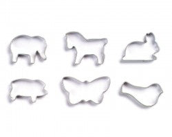 Nic Klein-Ausstecher 6-tlg. verschiedene Formen für Kinder