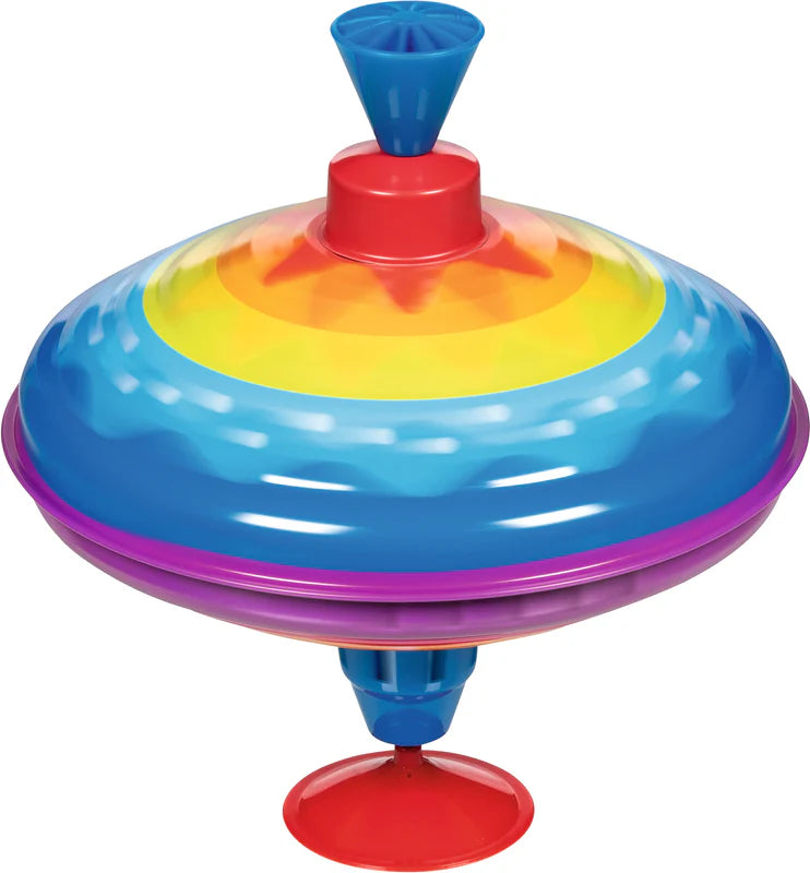 goki Brummkreisel LED Weltall – leuchtender Metallkreisel mit LED-Licht – Hochwertiges Produkt für Kinder