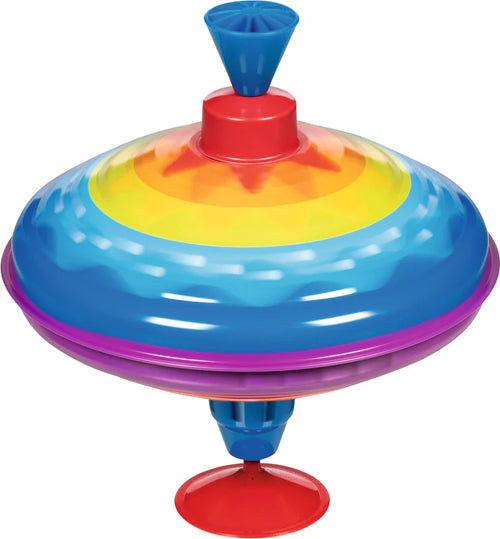 goki Brummkreisel LED Weltall – leuchtender Metallkreisel mit LED-Licht – Hochwertiges Produkt für Kinder