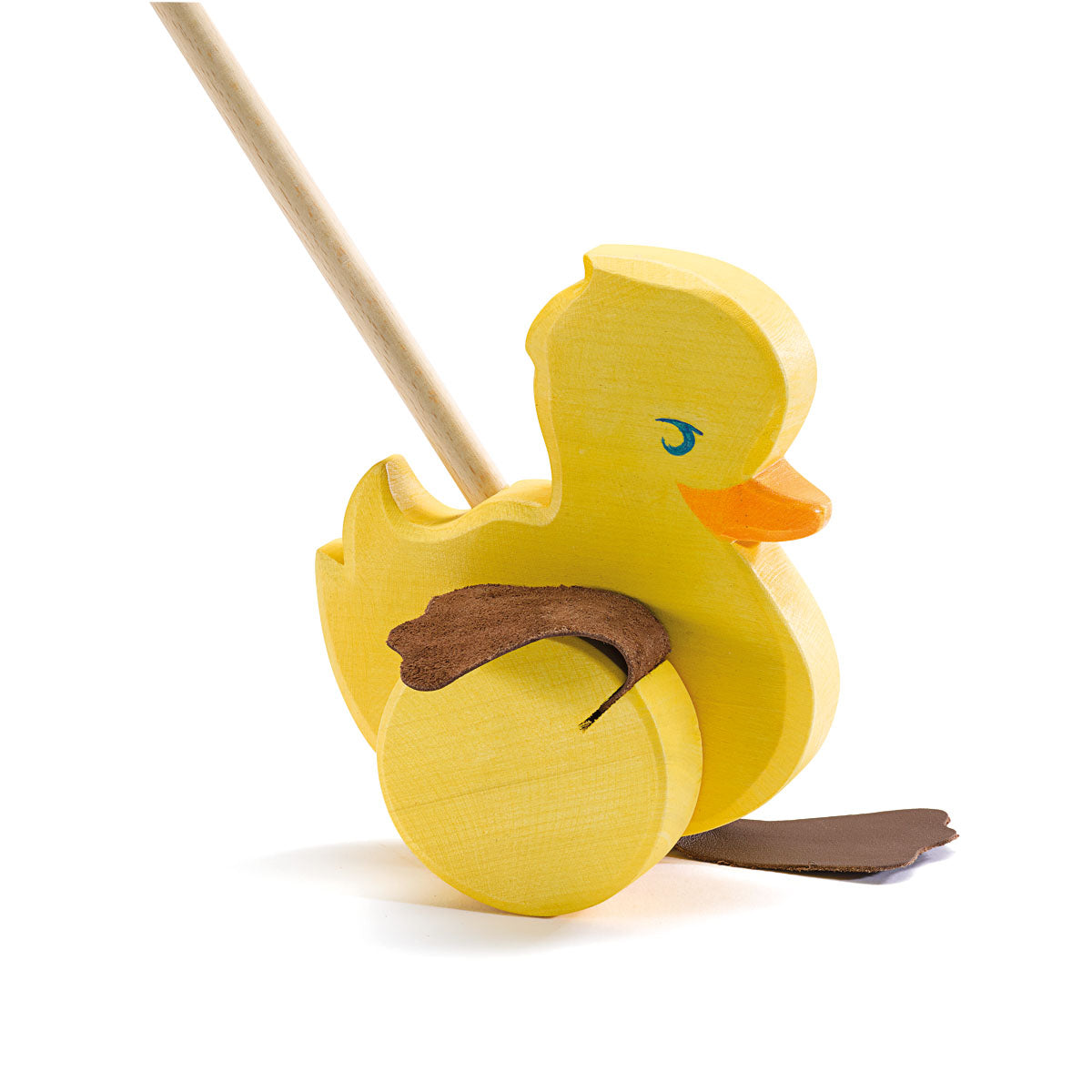 Ostheimer Schiebeente – Holzspielzeug für Laufanfänger-Ostheimer-Zwergenladen