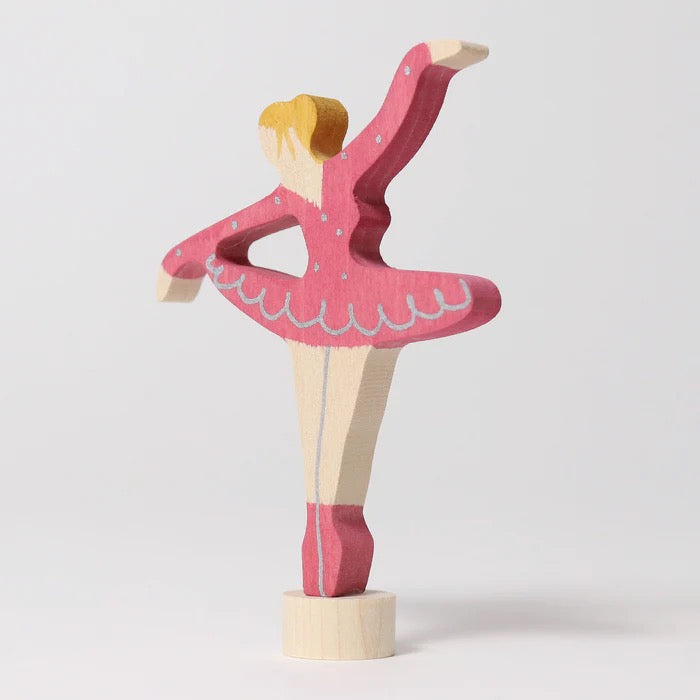 Grimms Steckfigur Ballerina – Handbemalte Geburtstagsdeko
