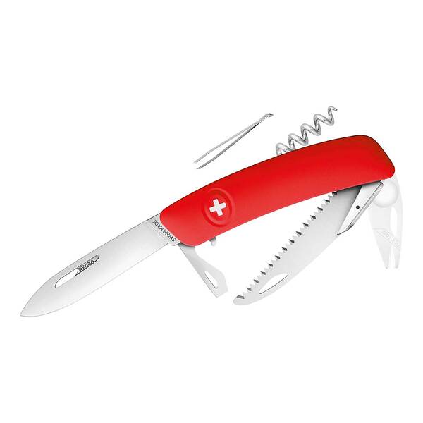 Herbertz Swiza TT05 Taschenmesser mit Säge, rot