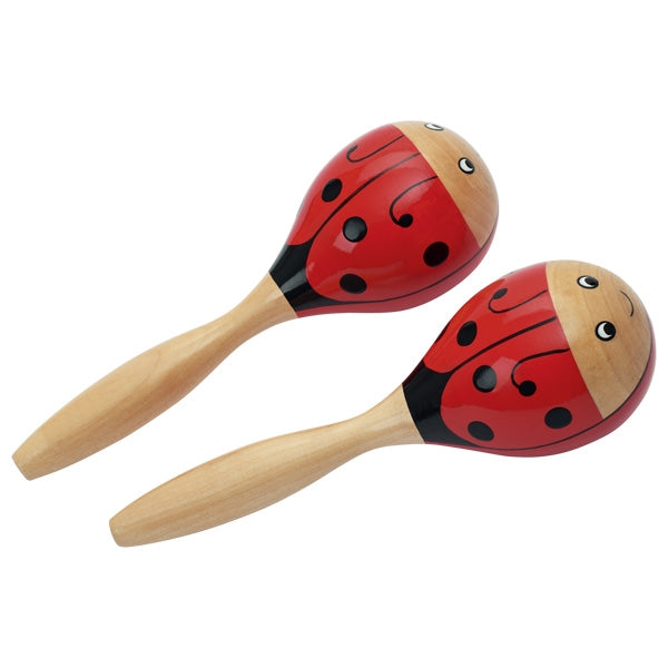 goki Maracas Marienkäfer, 2er-Set