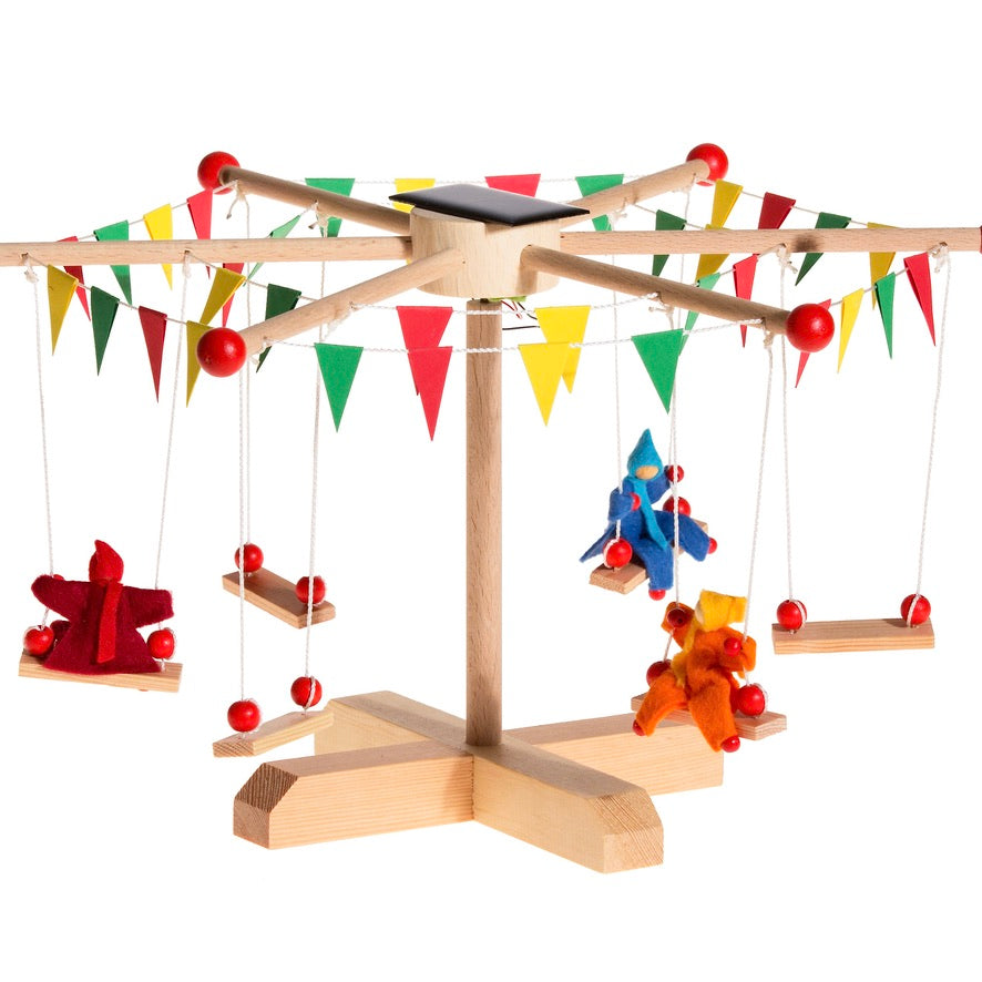 Sonnenkarussell Bausatz mit Solarantrieb von Kraul – 35 cm