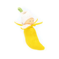 Nanchen Banane Rassel – Bio Babyspielzeug aus Baumwolle