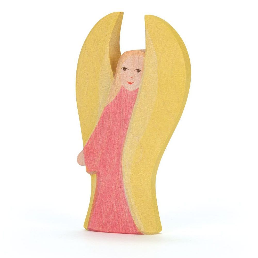 Ostheimer Schutzengel – Handgefertigte Holzfigur für Kinder-Ostheimer-Zwergenladen