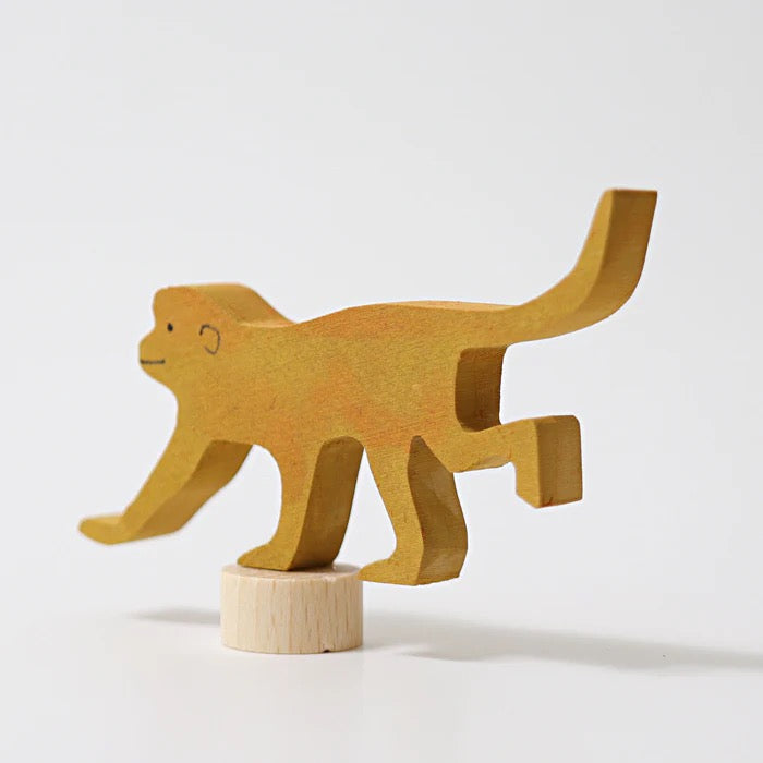 Grimms Steckfigur Äffchen – Handbemalt & Nachhaltig