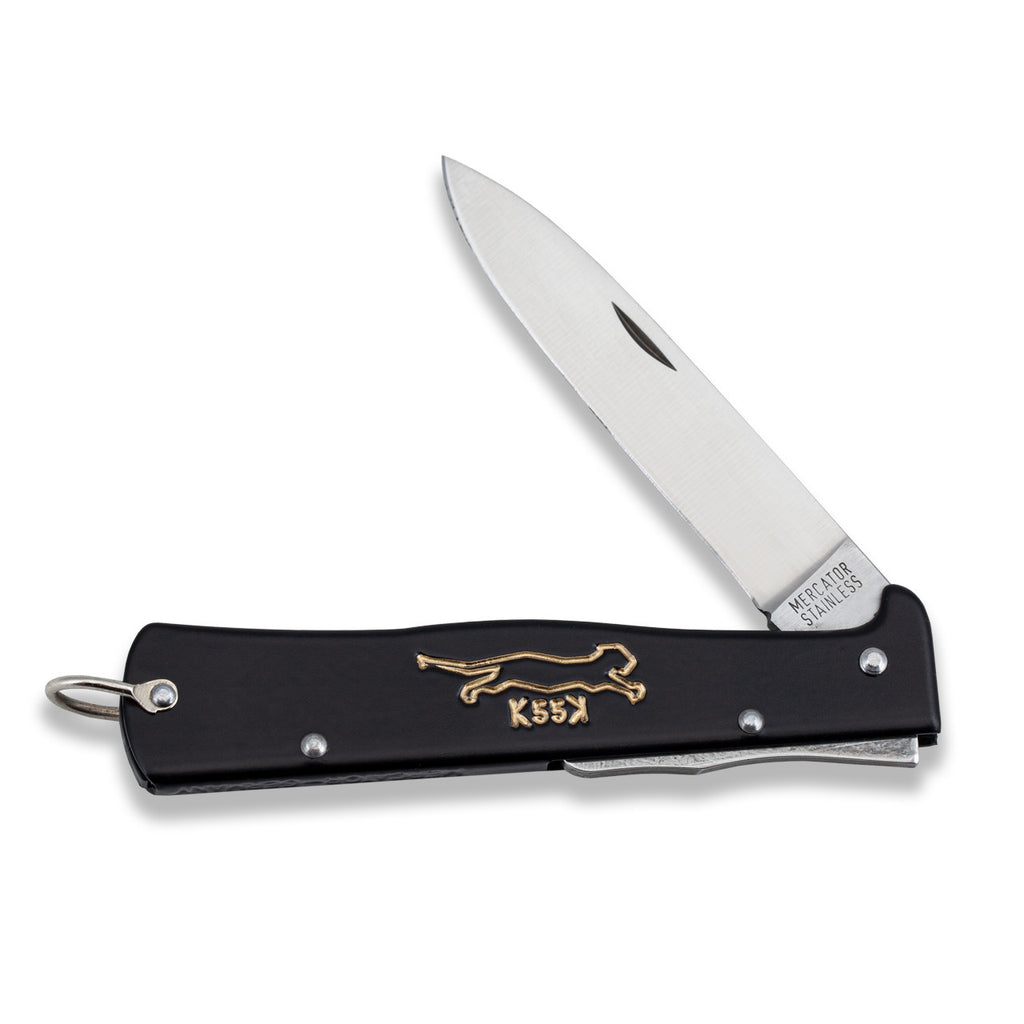 OTTER Mercator-Taschenmesser K55K mit Ring, schwarz