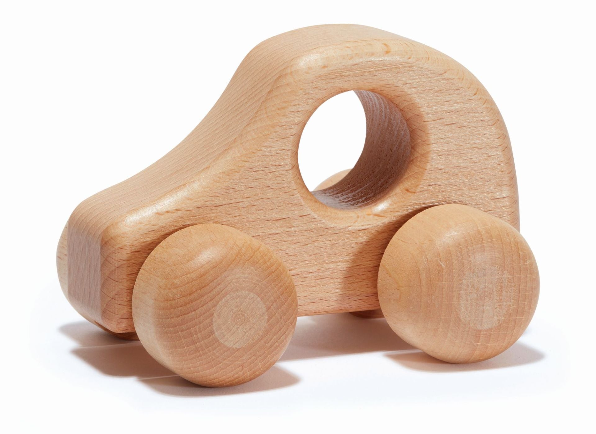 Ostheimer PKW groß natur – robustes Holzauto für Kleinkinder-Ostheimer-Zwergenladen