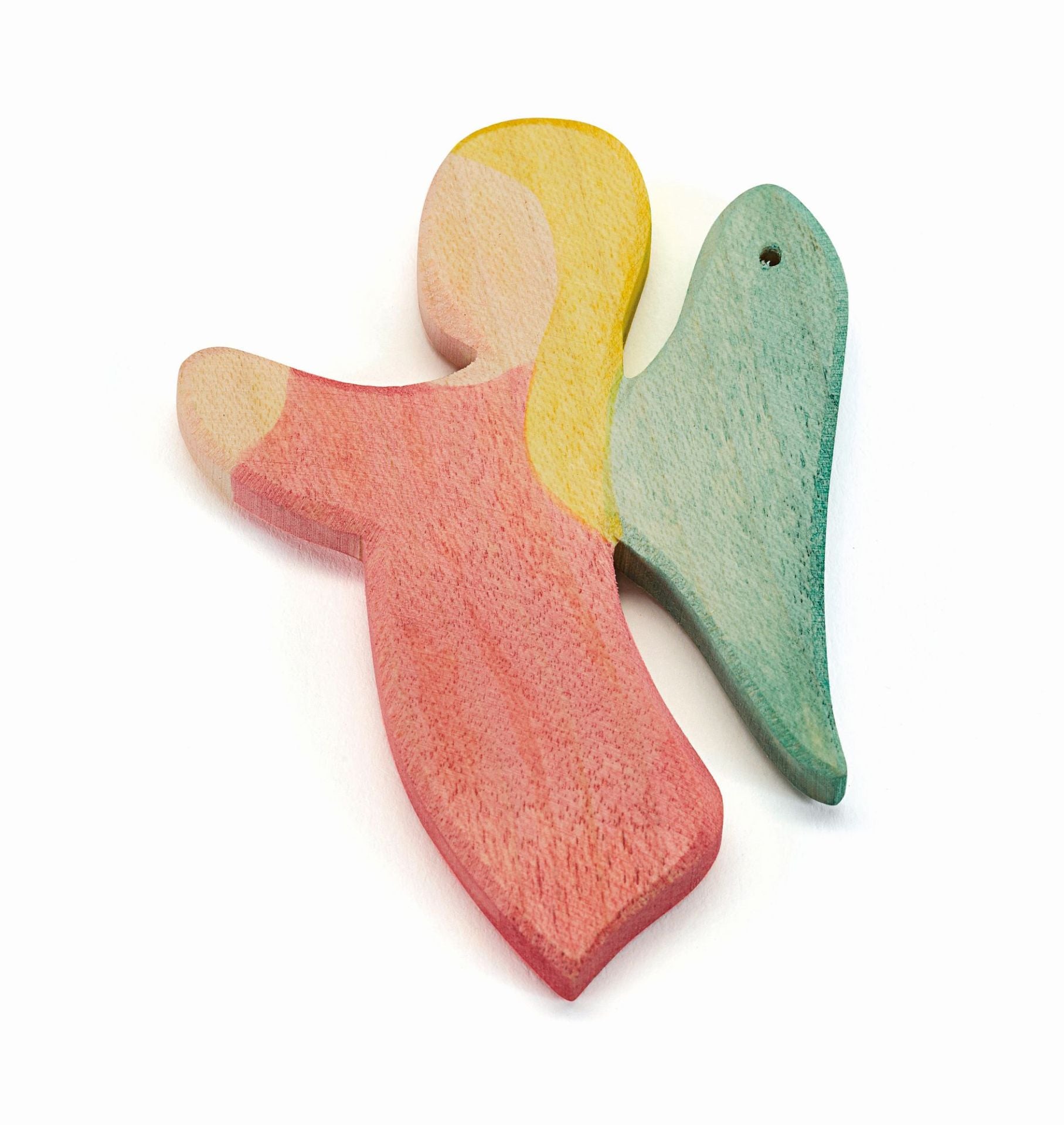 Ostheimer Englein Holzfiguren – Handgefertigte Engel aus Holz hängend-Ostheimer-Zwergenladen